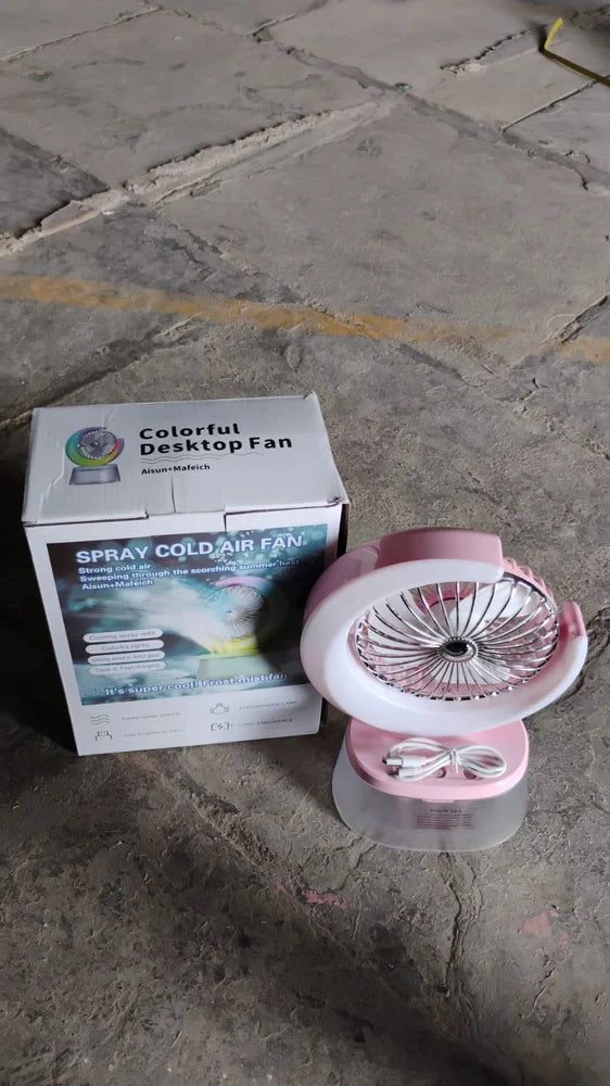USB Camping Fan Light