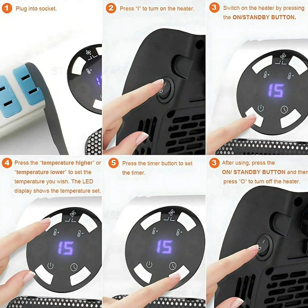 Energy-Saving Digital Space Heater
