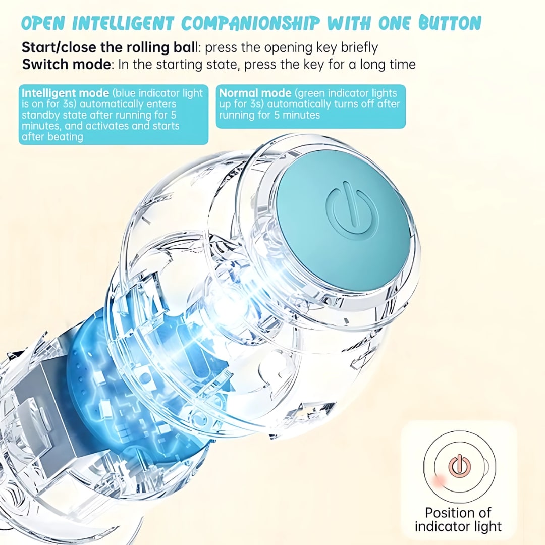 Smart LED Cat Toy Ball