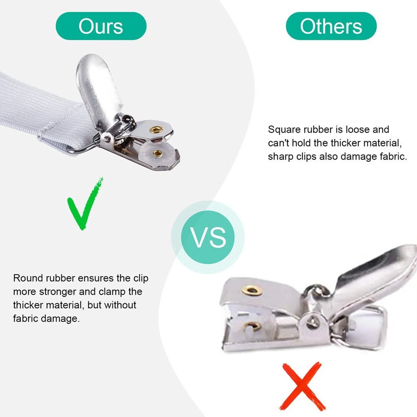 Bed Sheet Gripper Straps