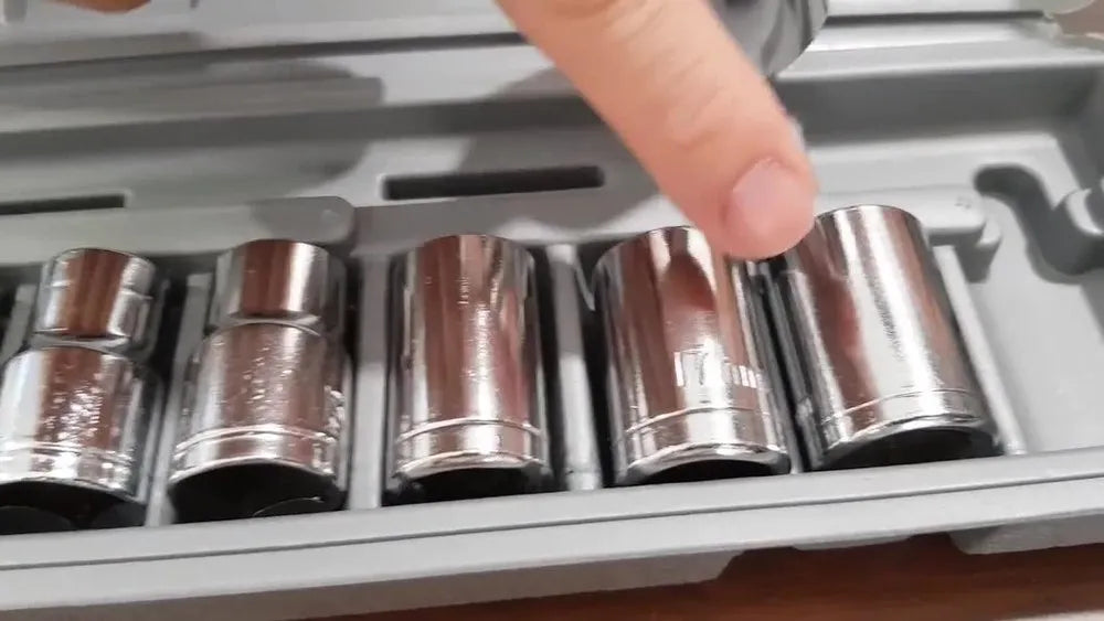 10-Pc Metric Socket Set