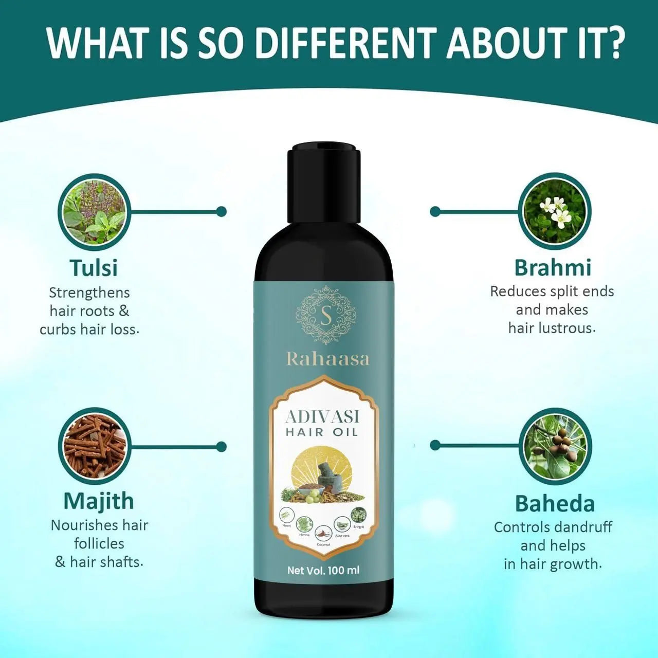 Rahaasa Adivasi Hair Oil – 200ml x 2