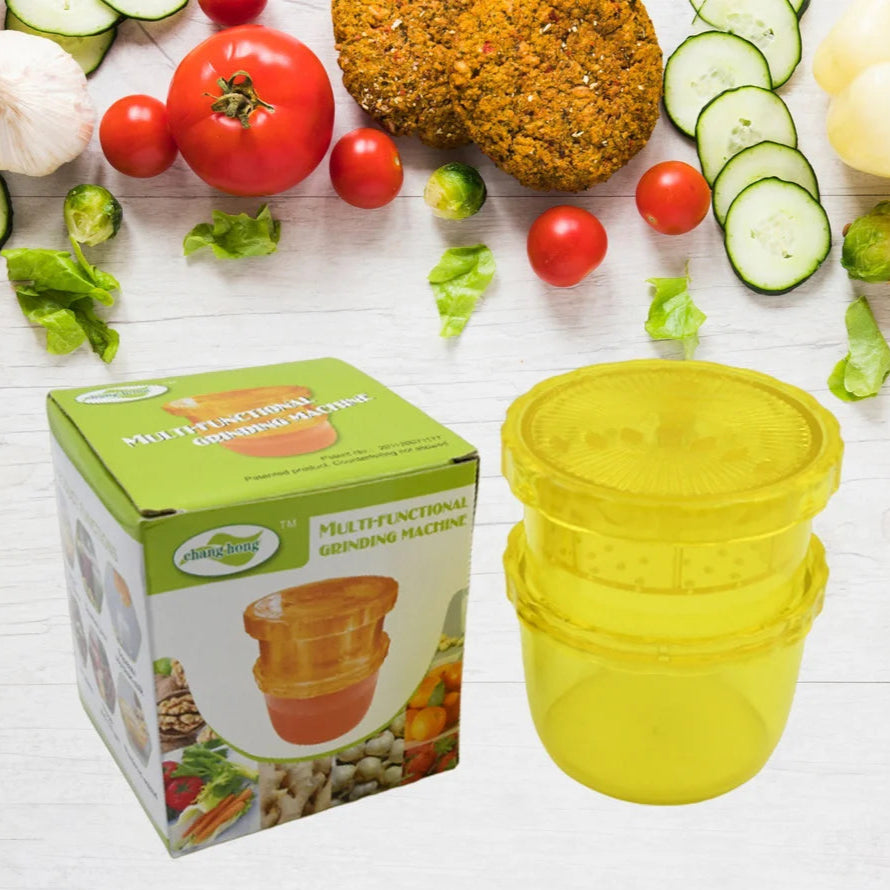 2-in-1 Manual Juicer & Grinder