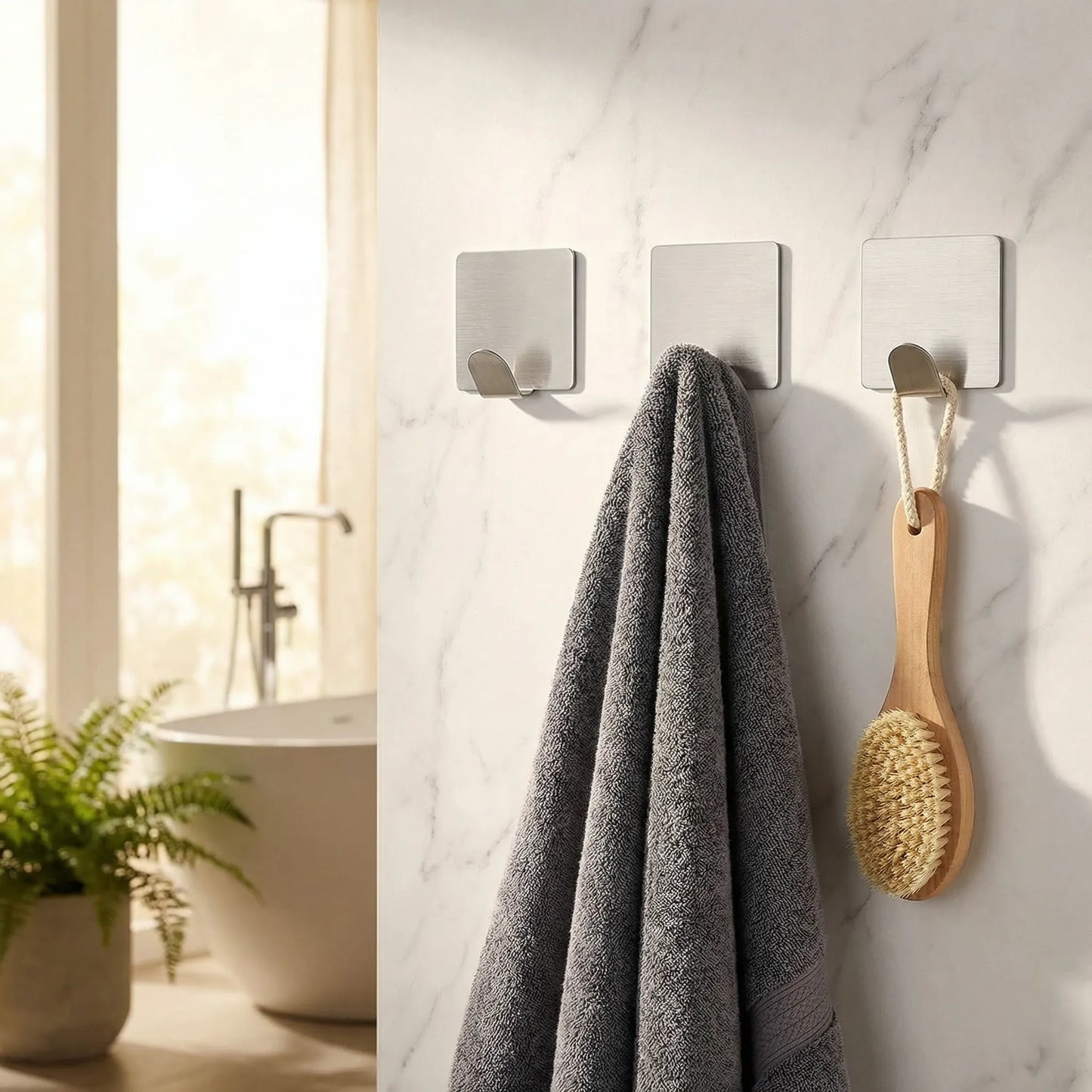 Invisible Adhesive Hooks