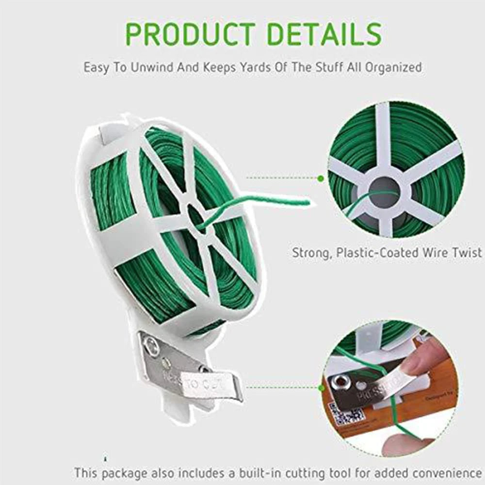 50m Garden Twist Tie Wire
