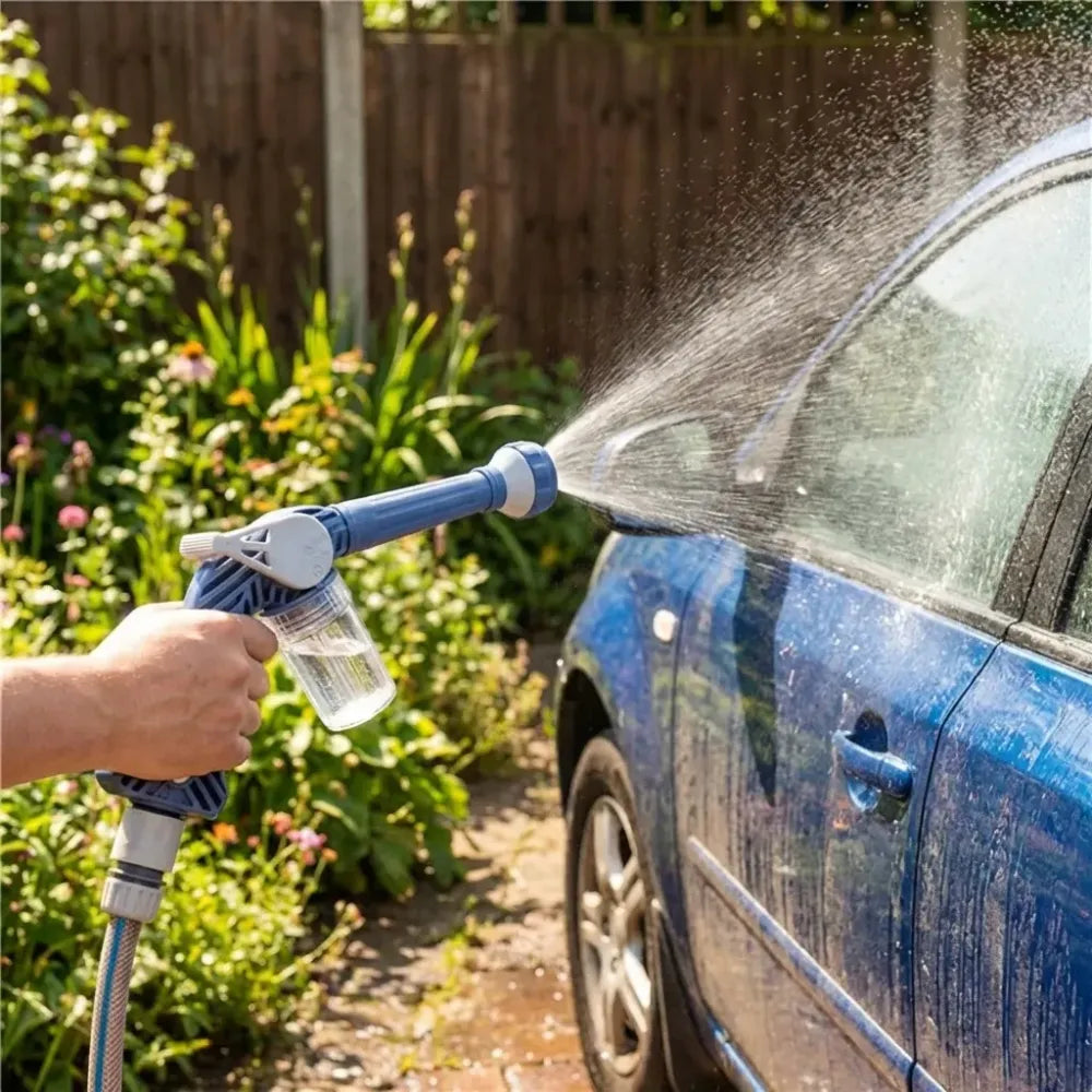 8-in-1 turbo water spray gun - garden