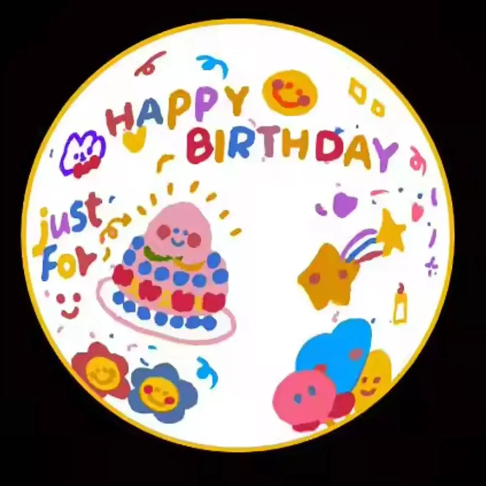 8-slide birthday projector - toys