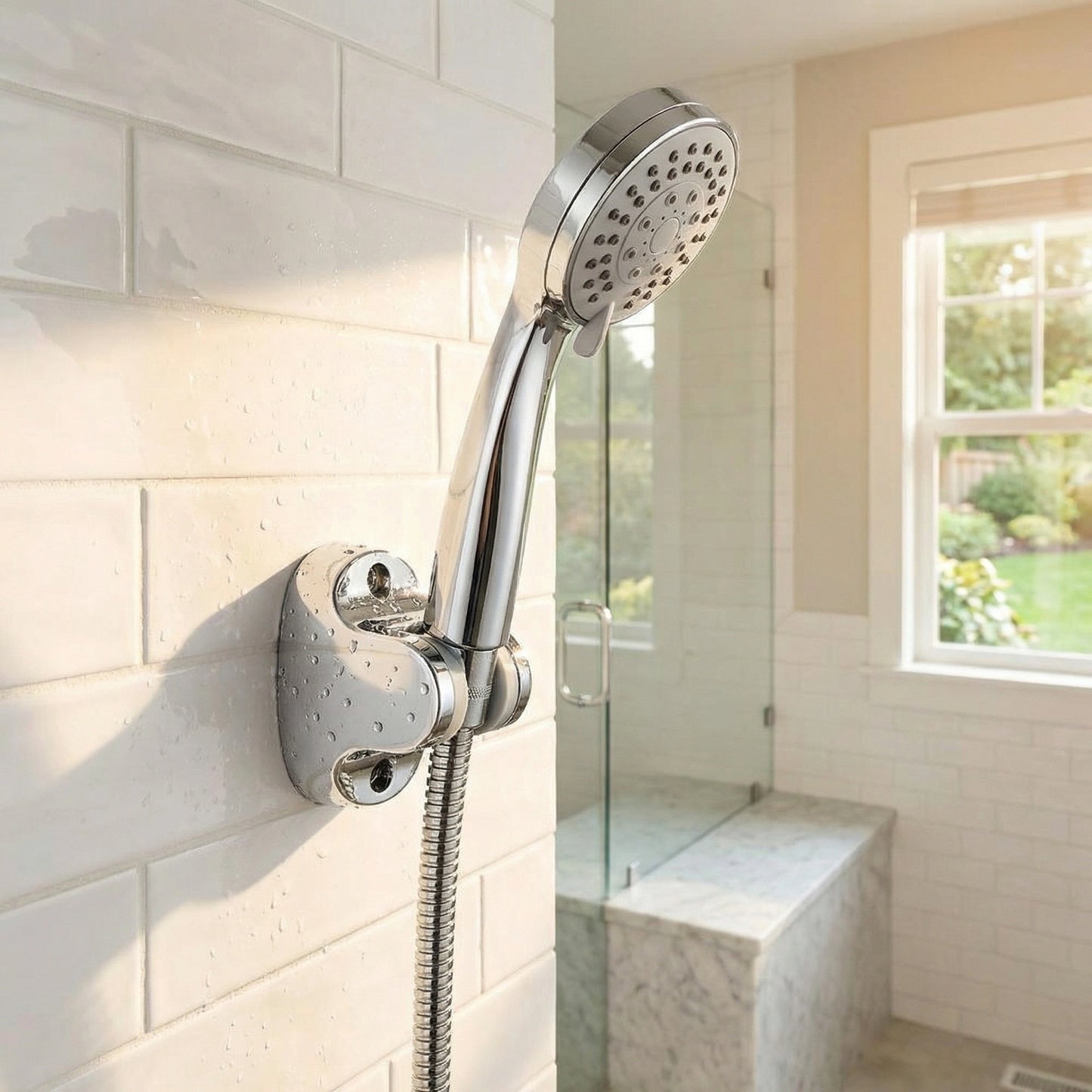 Adjustable Shower Head Holder