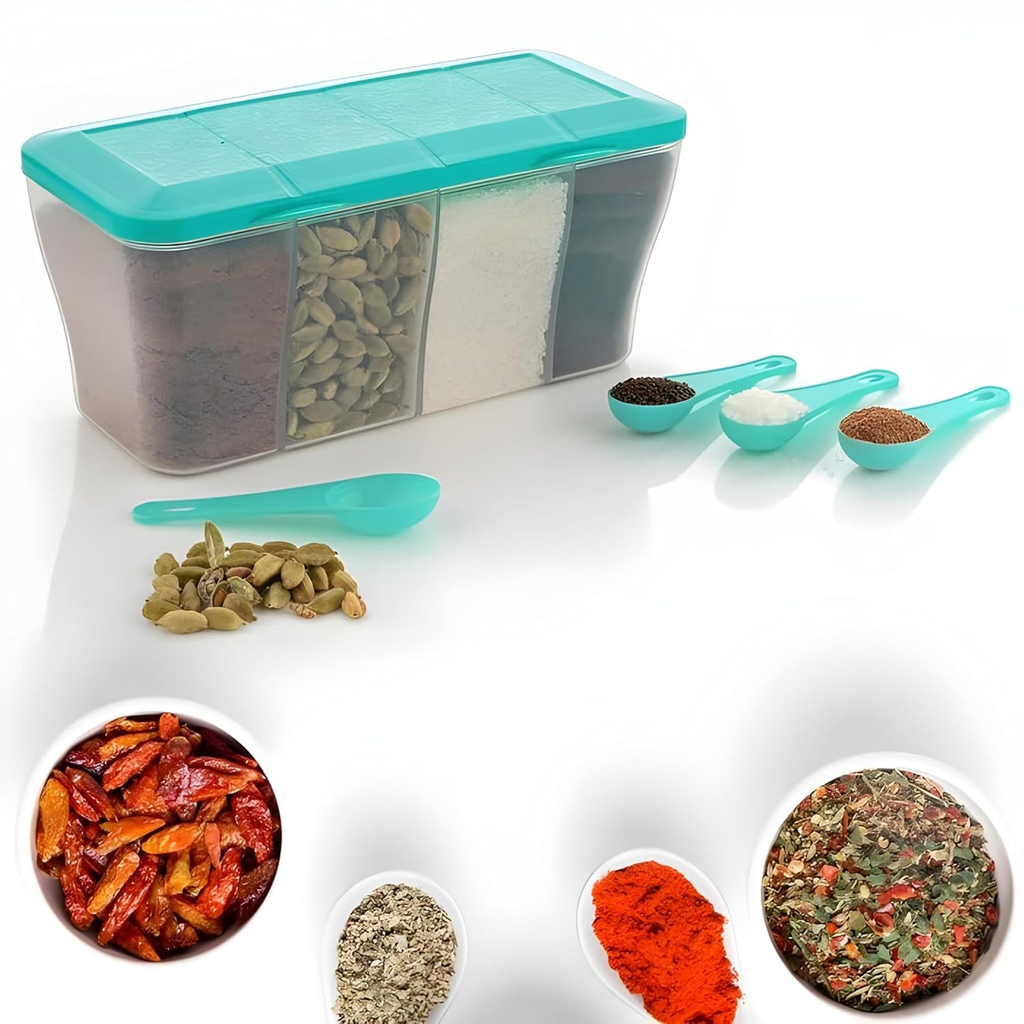 4-Section Masala Box