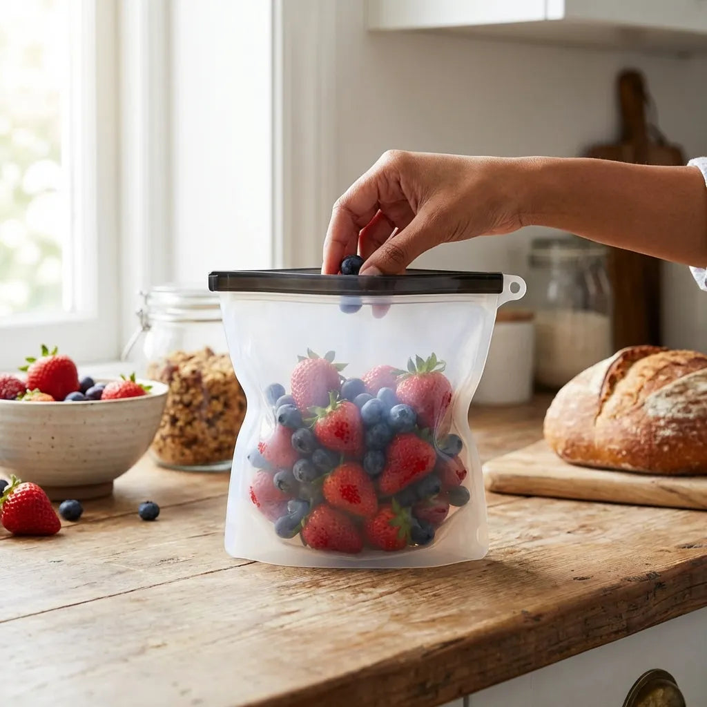 Reusable Silicone Food Bags