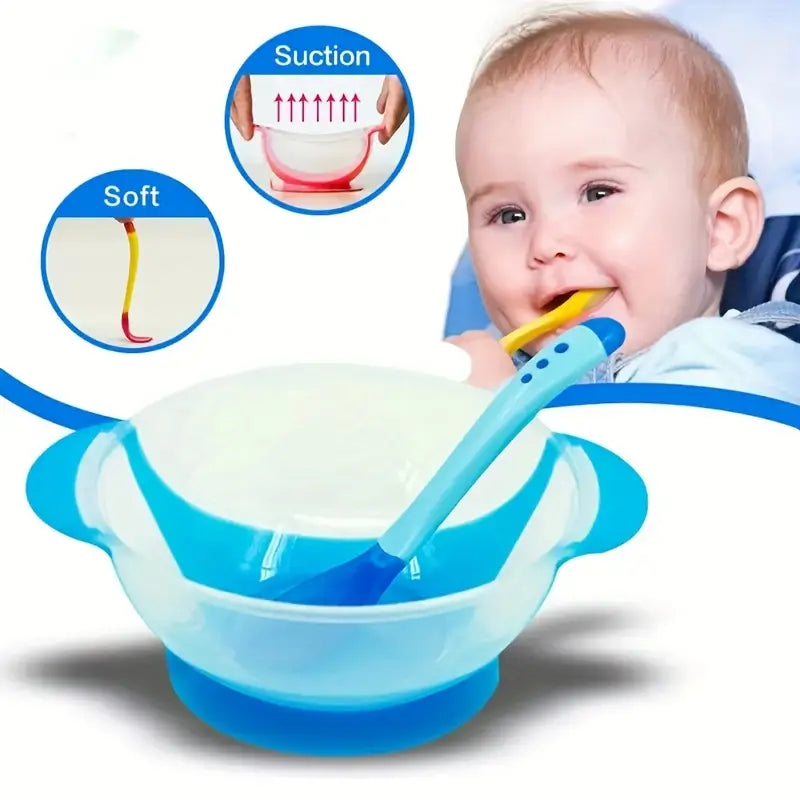 Rotating Baby Feeding Bowl Set