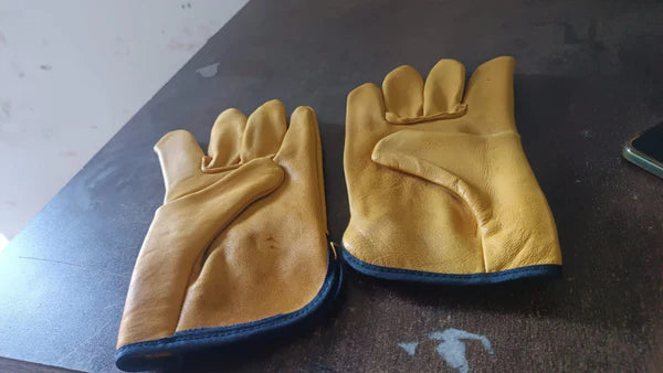Heavy-Duty Leather Gardening Gloves