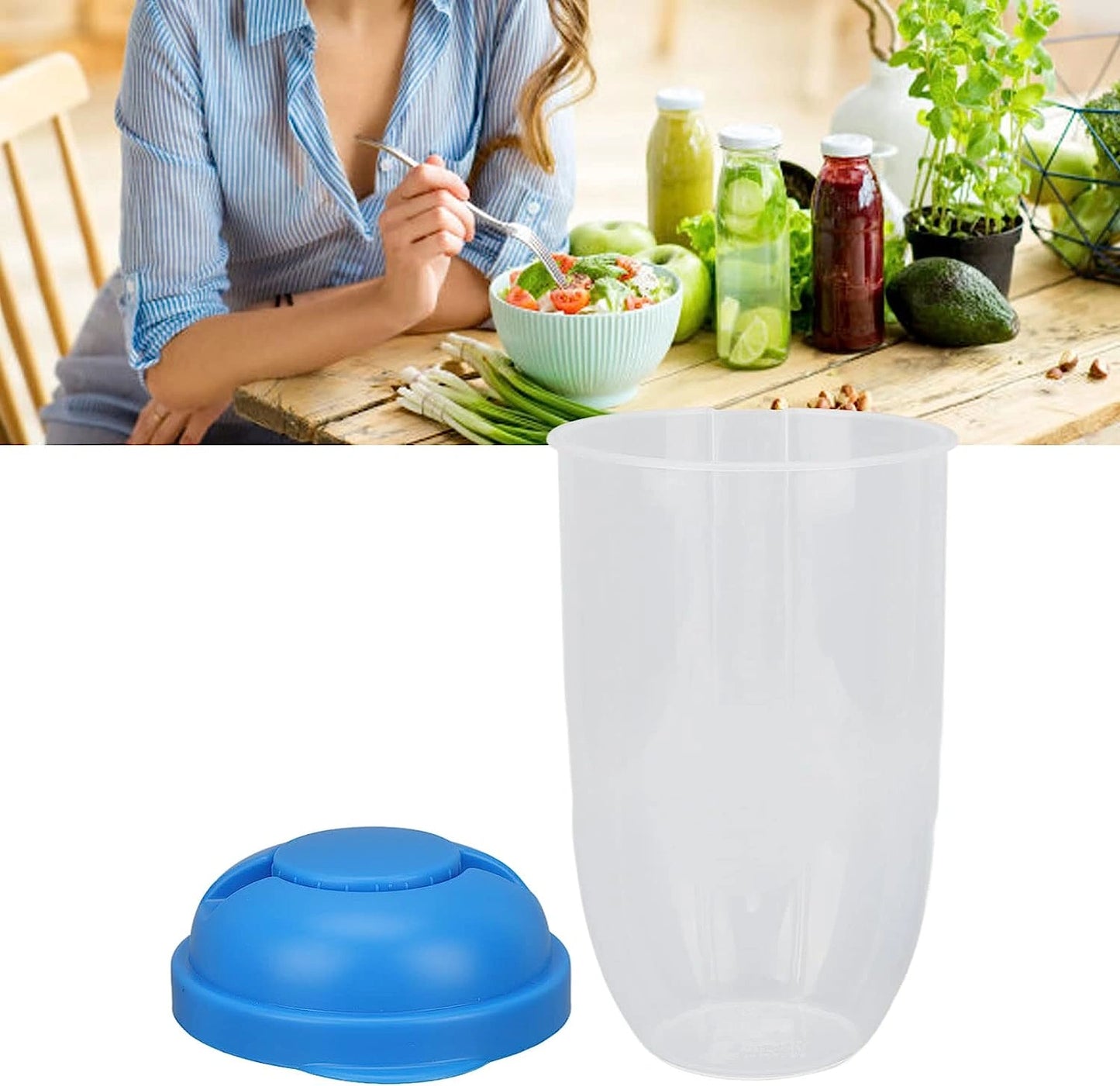 Portable Salad Mixing Cup