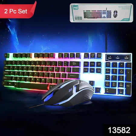 Backlit Gaming Keyboard Mouse