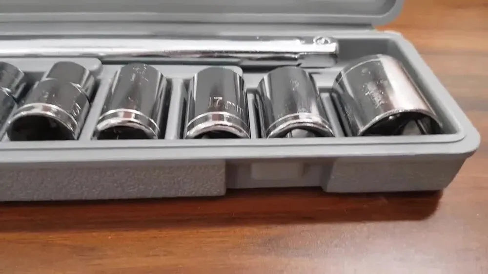 10-Pc Metric Socket Set