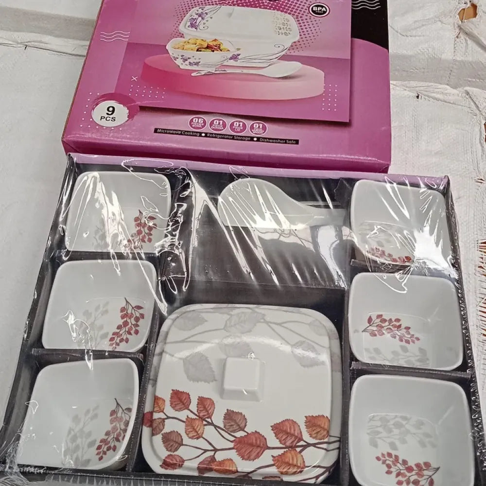 9-pc plastic pudding set - home & kitchen