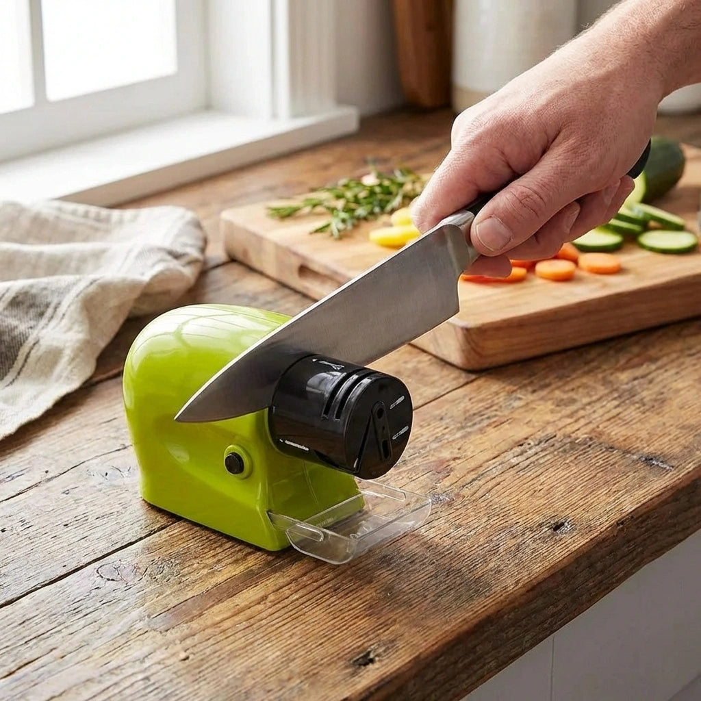 Cordless Motorized Knife Sharpener