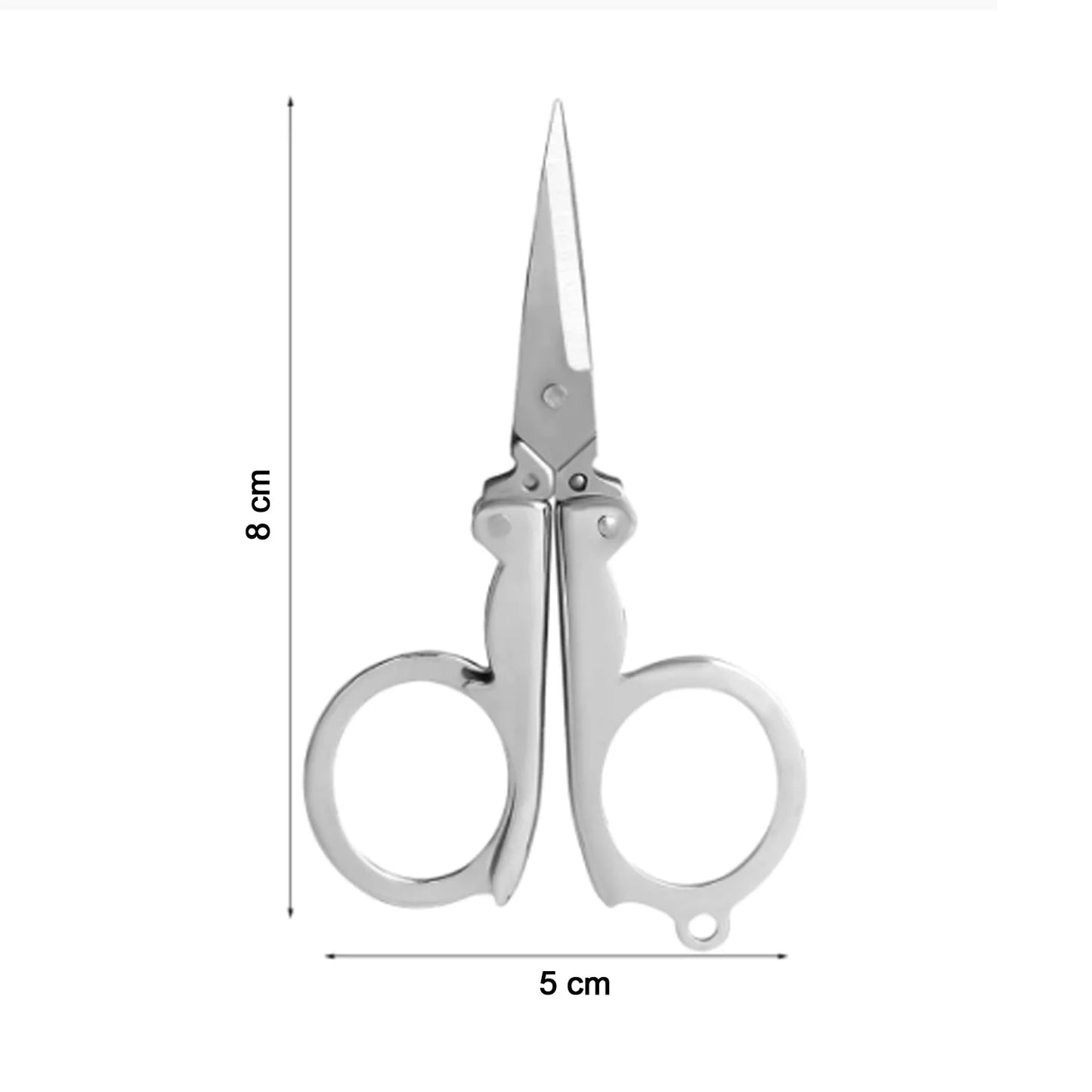 Compact Folding Craft Scissors