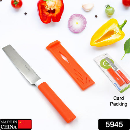5945 Stainless Steel Knife For Kitchen Use Knife Set Knife Non-slip Handle With Blade Cover Knife