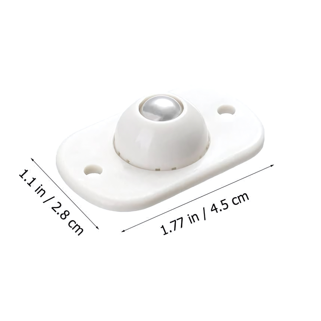Self Adhesive Wheels Pulley (Pack of 4)