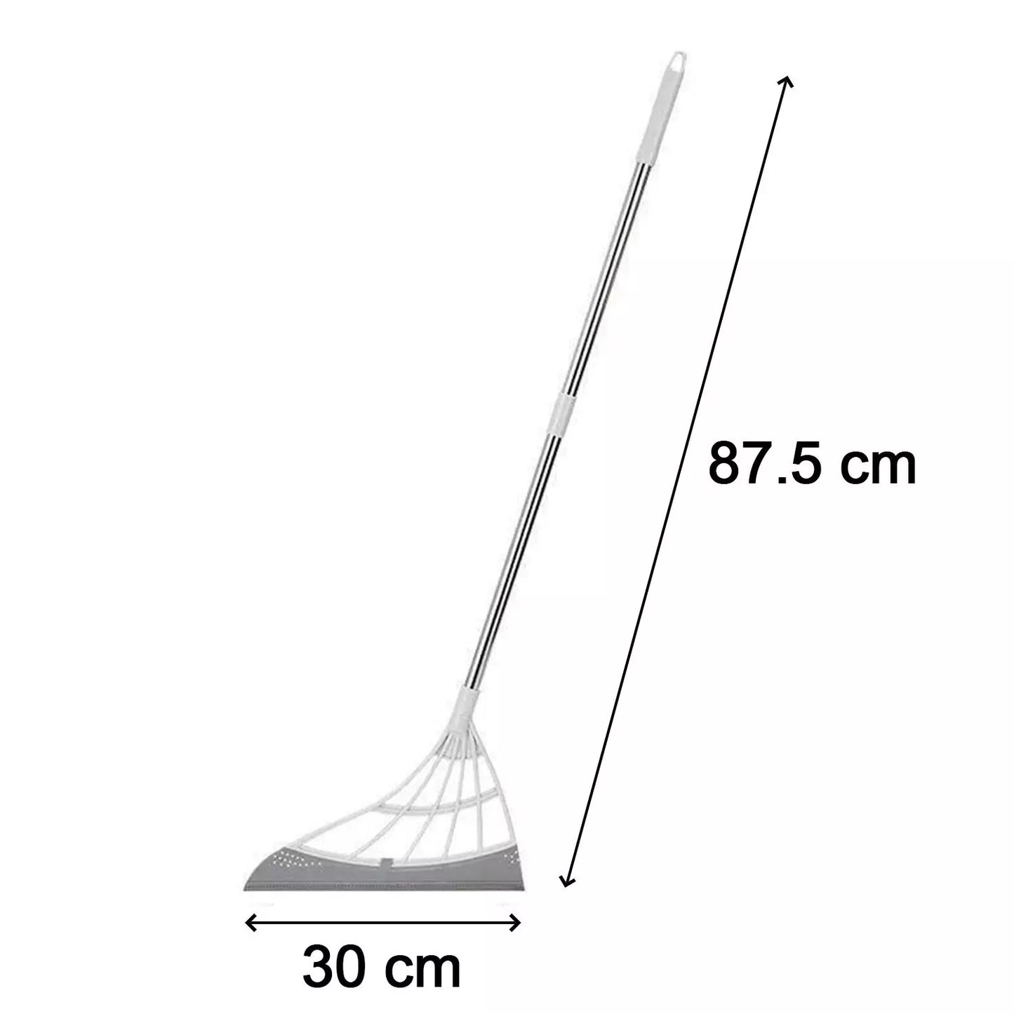 Eco-Friendly Broom with Scraper
