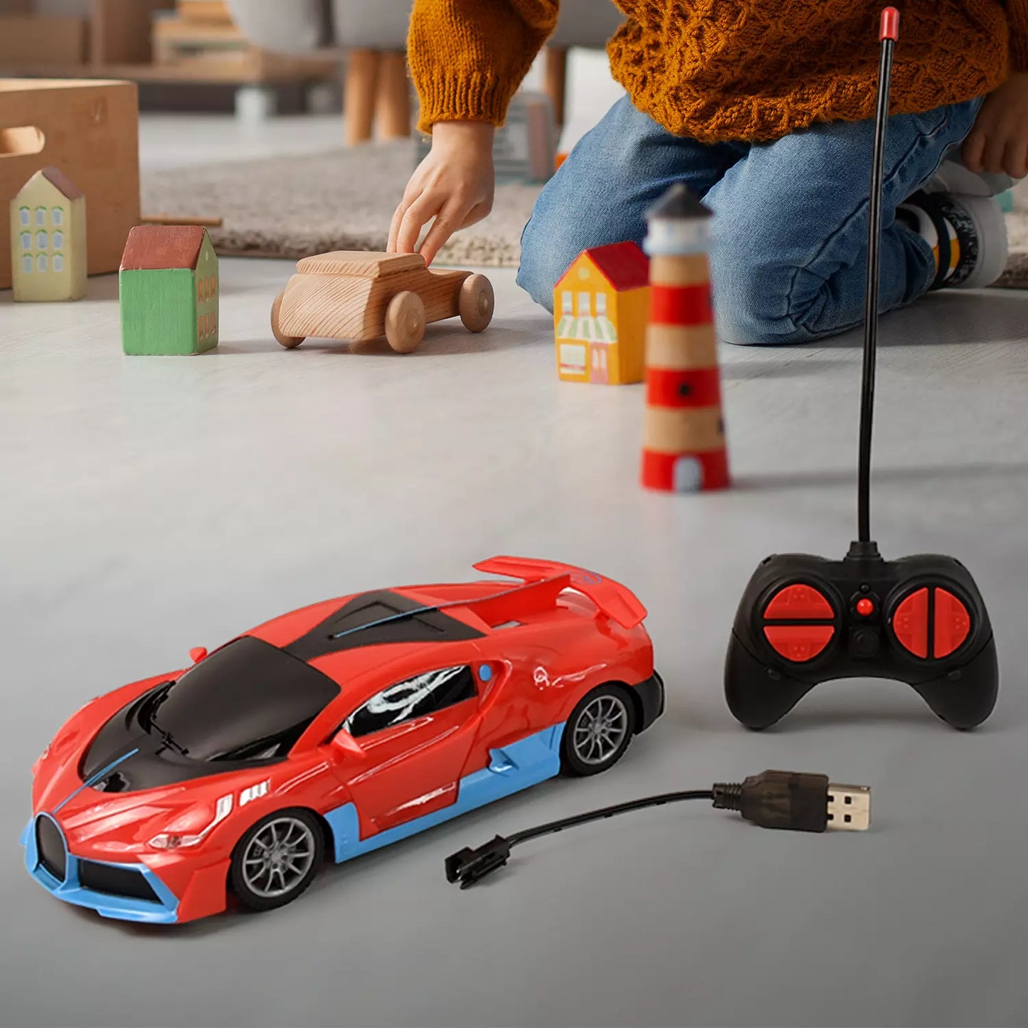Smoke Effect RC Race Car