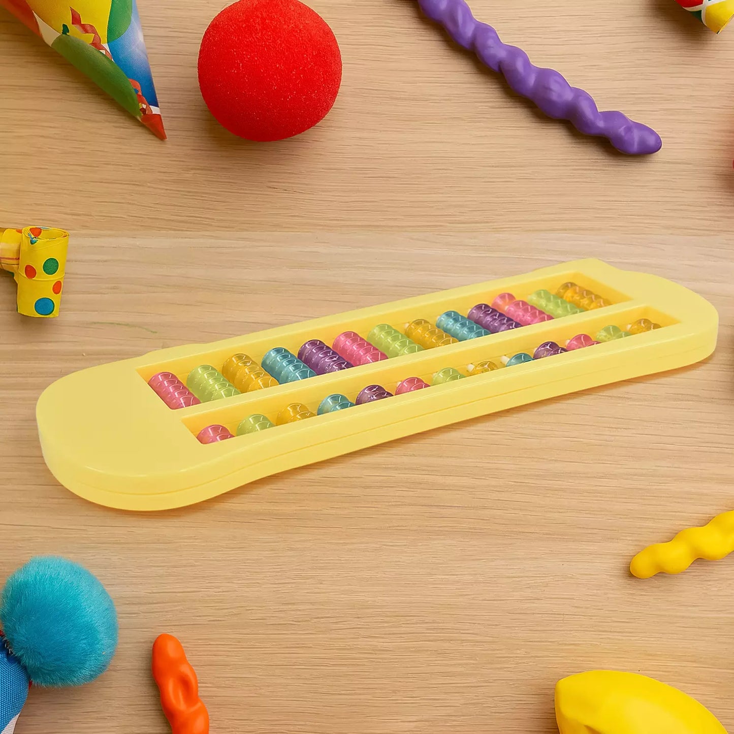 13-Rod Wooden Abacus