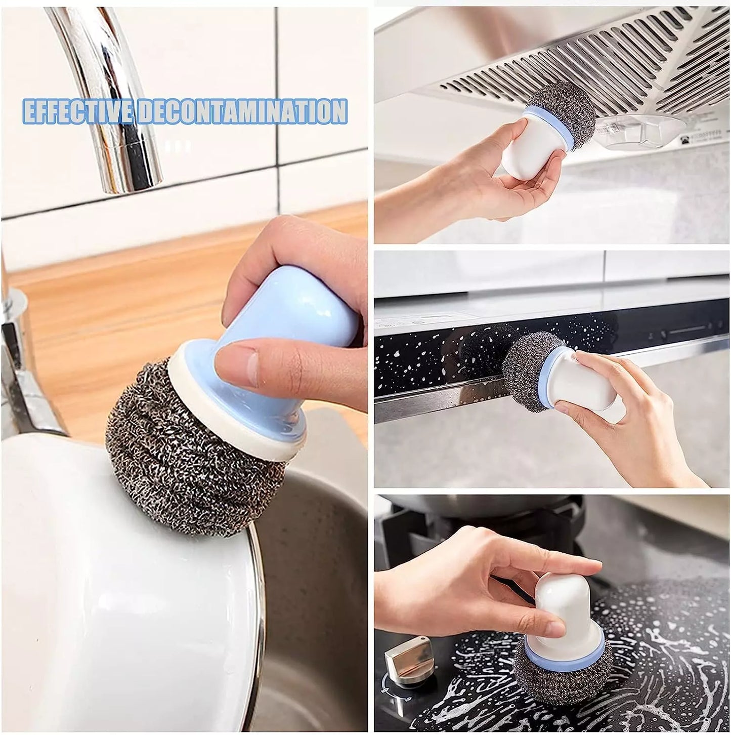 Palm-Sized Dish Scrub Brush