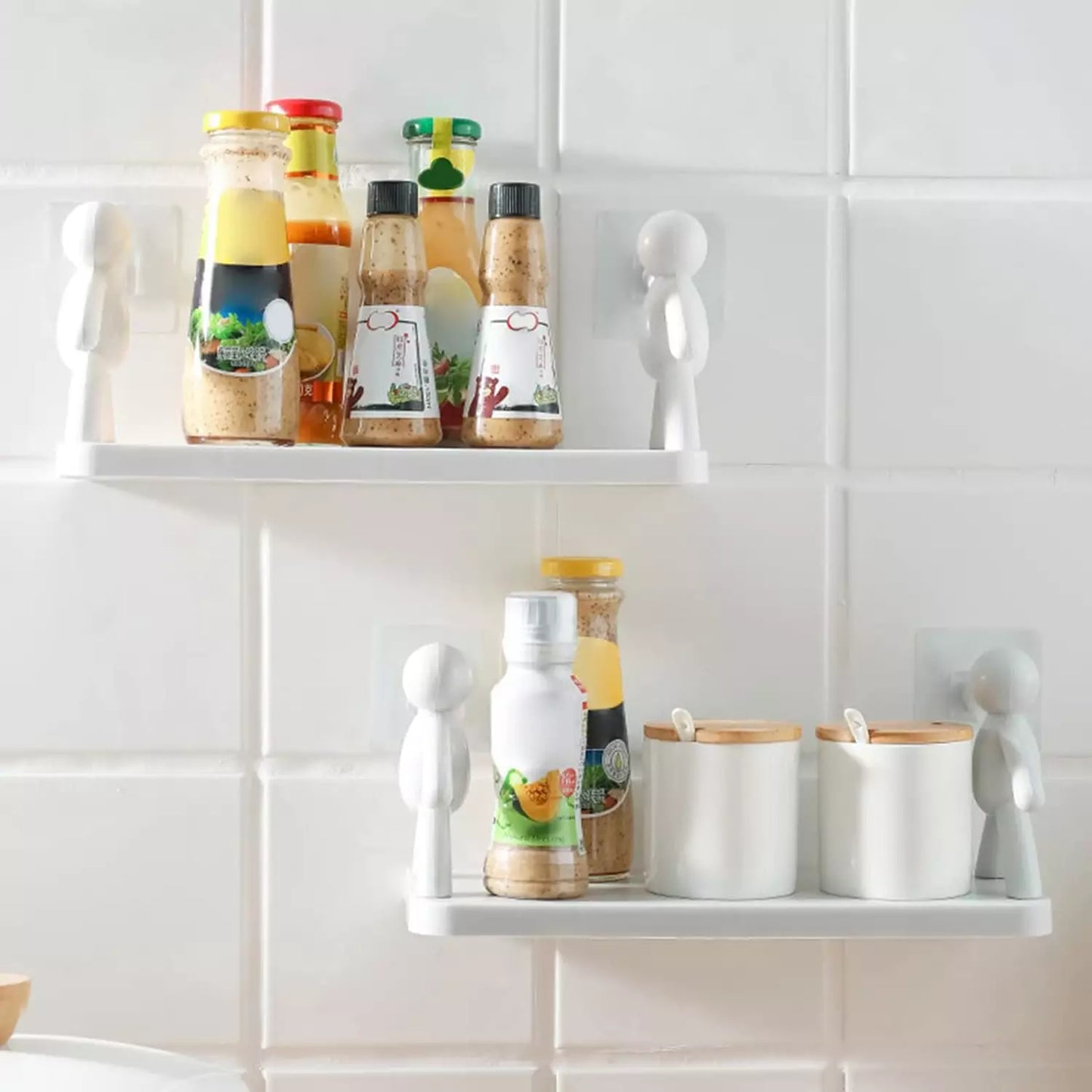 Cute Adhesive Floating Shelves