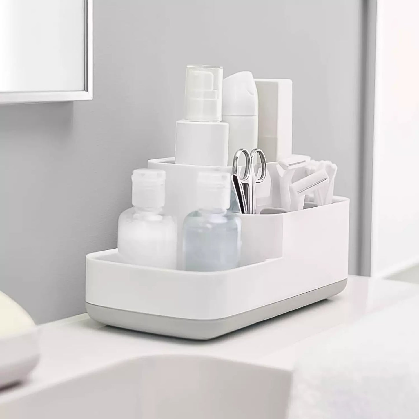 5-Compartment Bathroom Desk Organizer