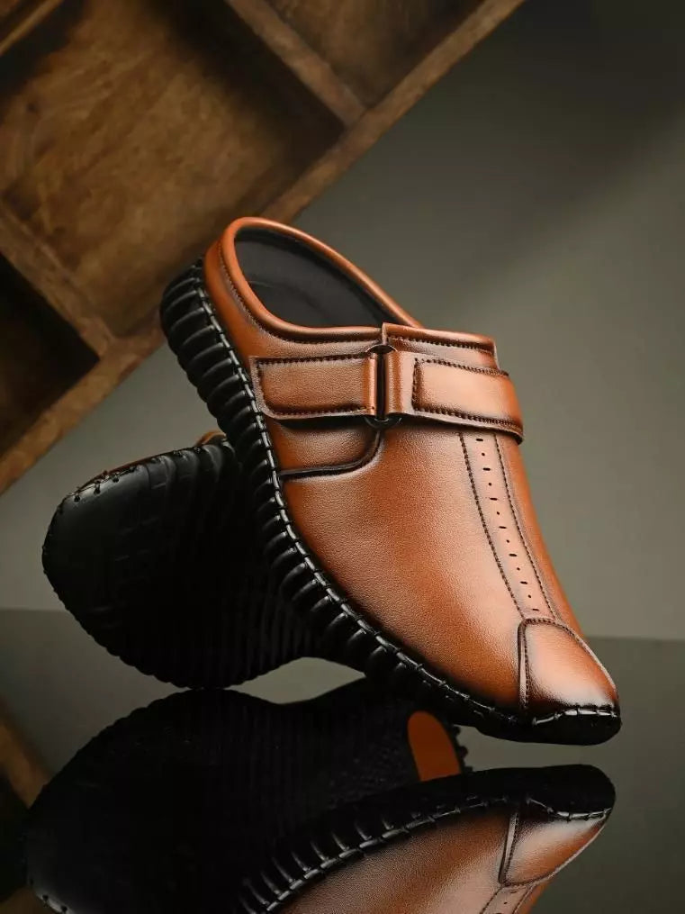 Men's Bantu Style Tan Loafers