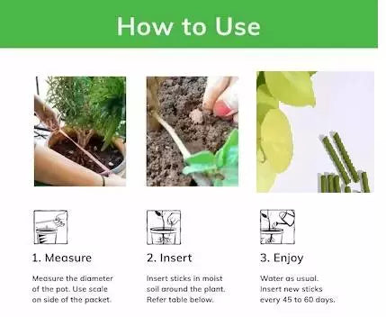 Smart-Release Plant Food Sticks