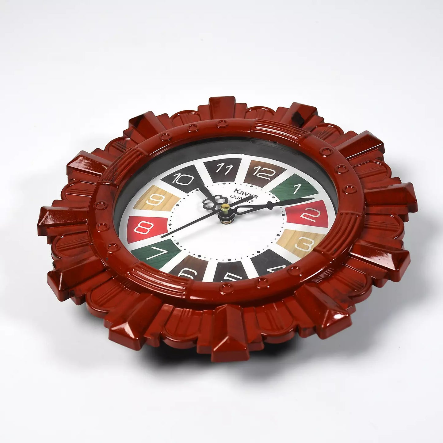 Wooden-Look Wall Clock