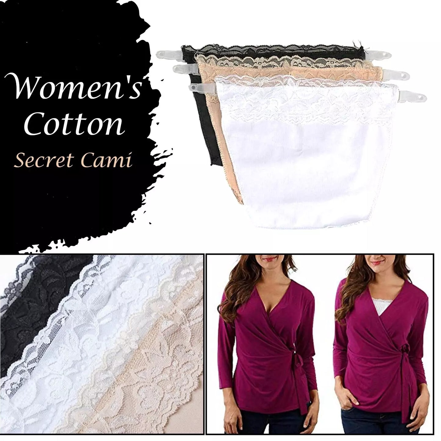 Seamless Cotton Secret Cami - Health & Beauty