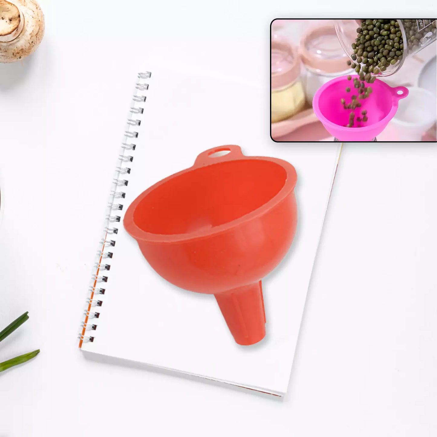 Flexible Silicone Kitchen Funnel