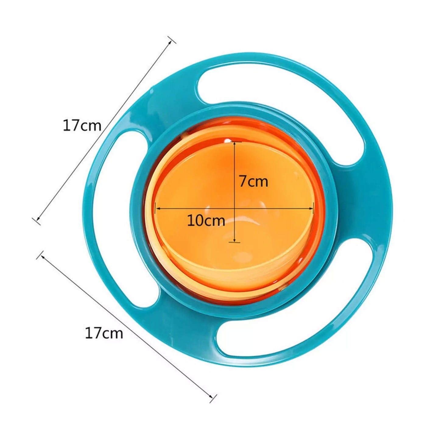 Rotating Baby Feeding Bowl Set