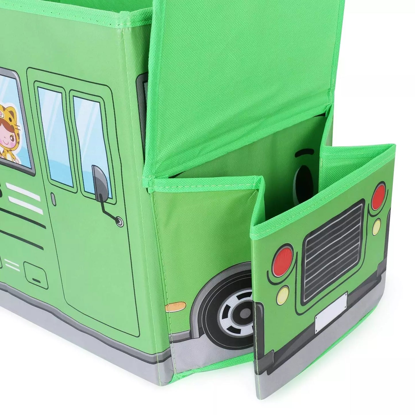 Foldable Bus Toy Box