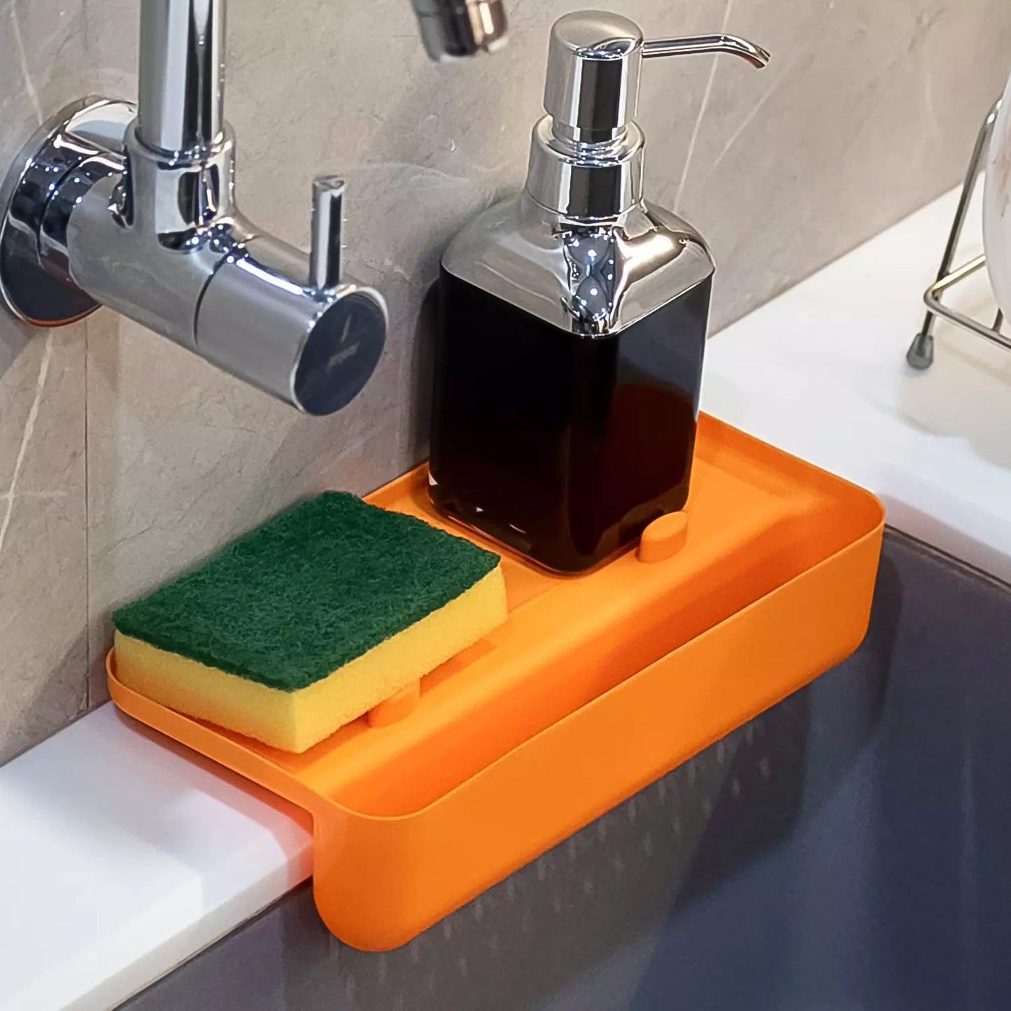 Sink Drainer Shelf & Colander
