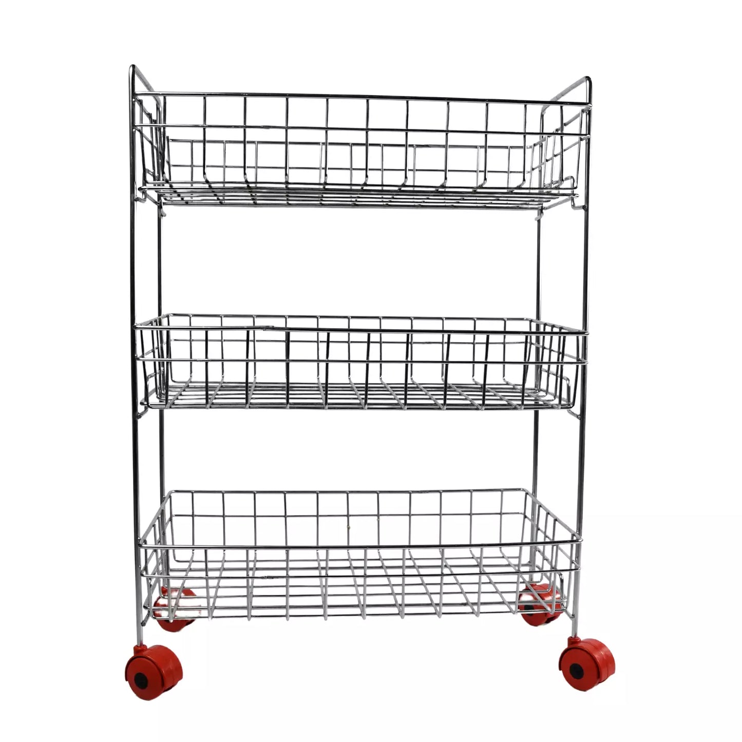3-Tier Stainless Kitchen Cart