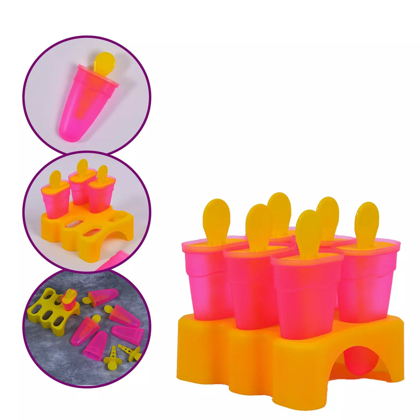 Plastic Kulfi Moulds Set