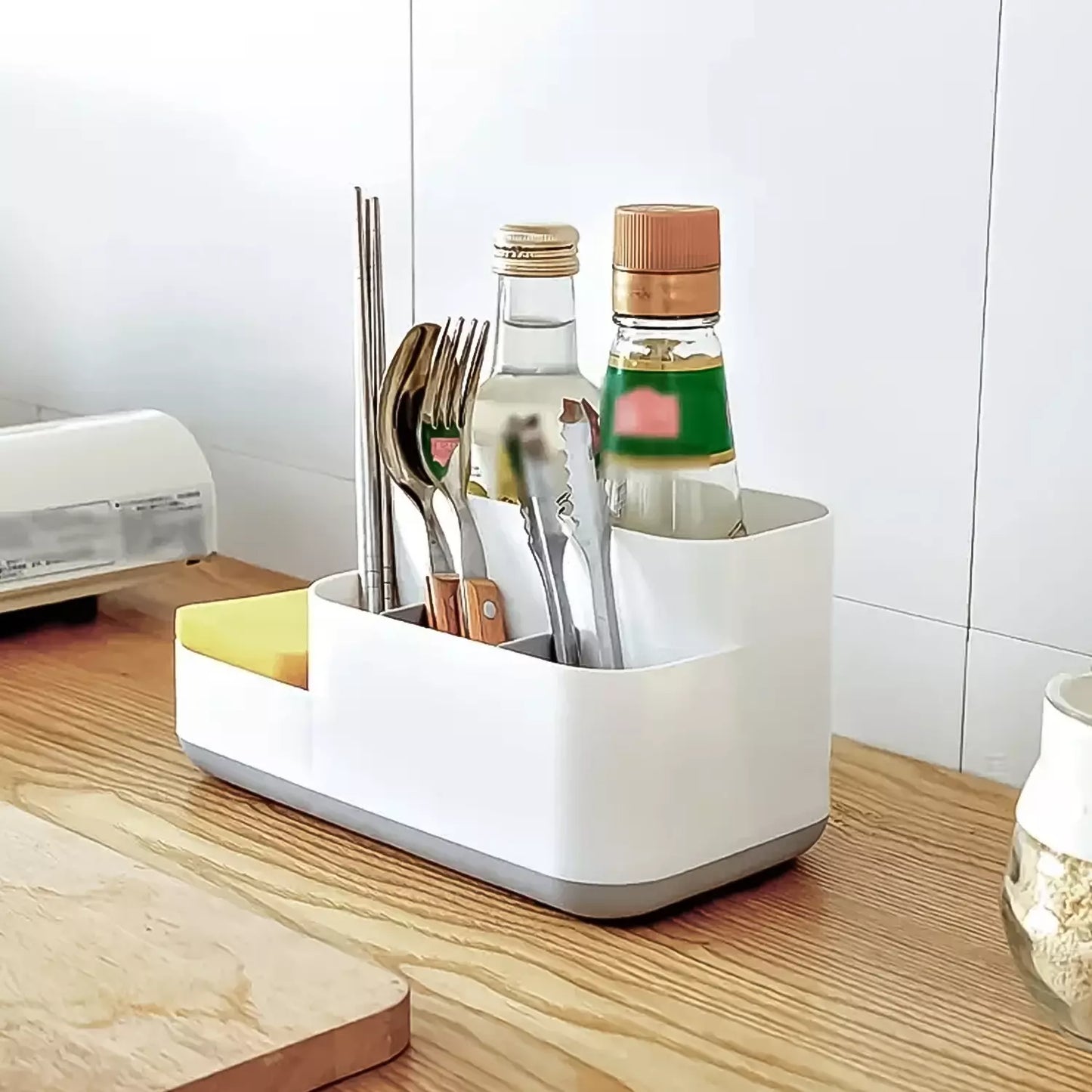 5-Compartment Bathroom Desk Organizer