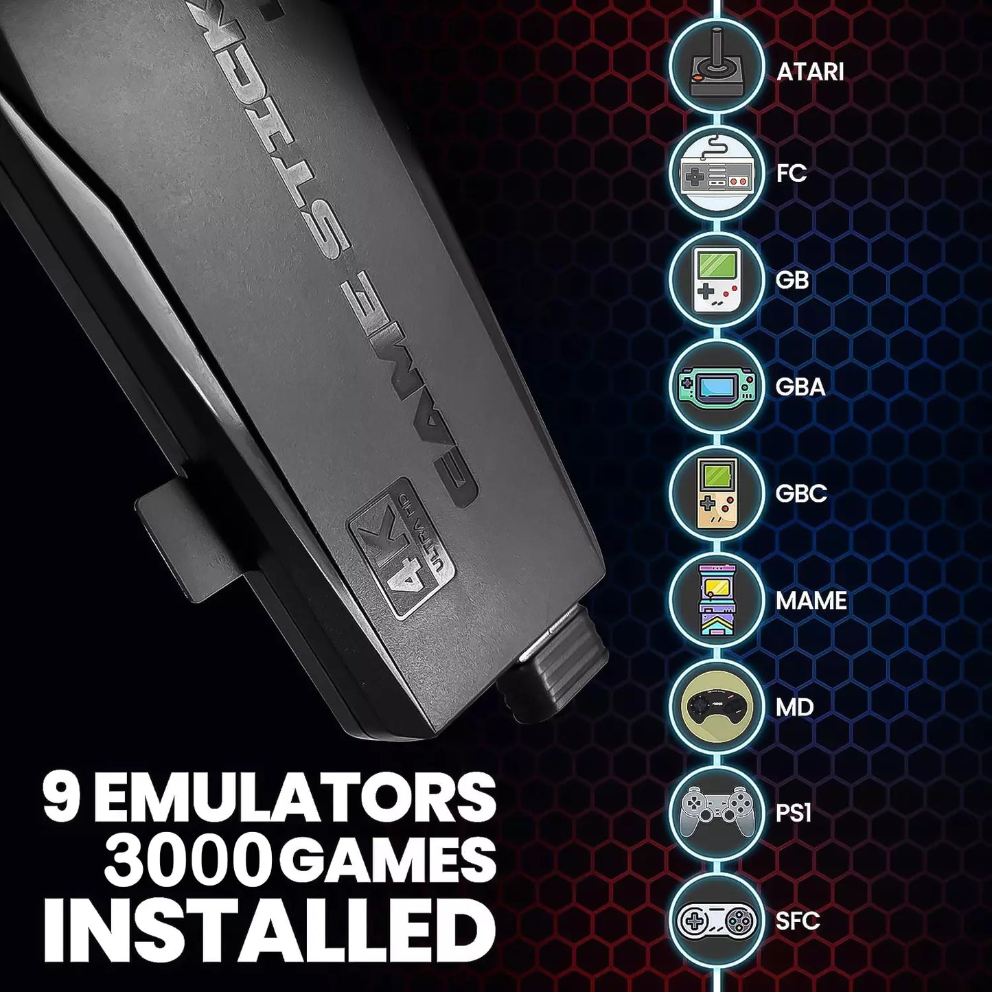 10K Retro Gaming Stick