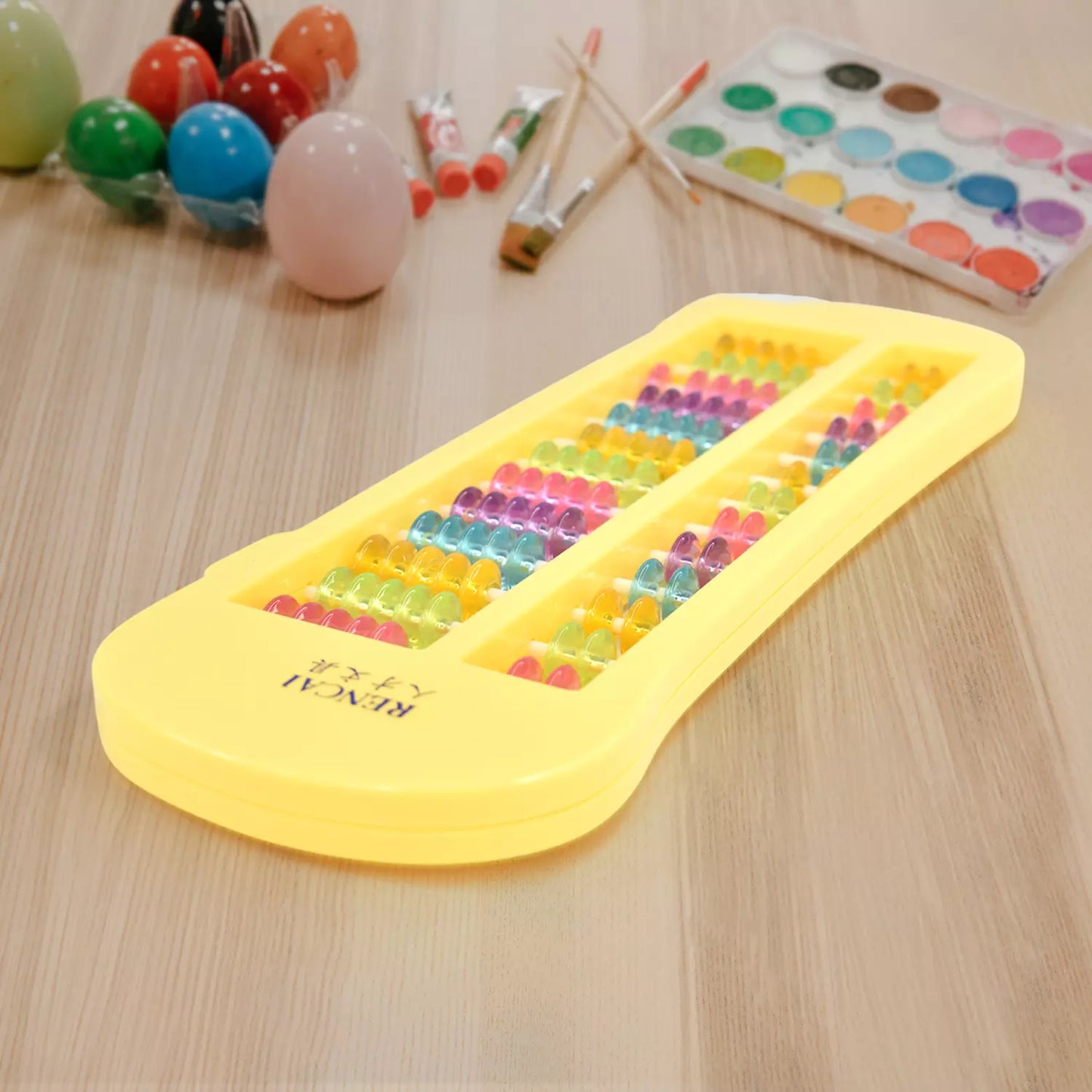 13-Rod Wooden Abacus
