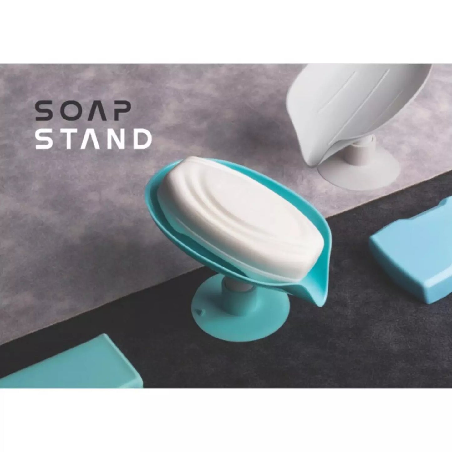 Self-Draining Soap Holder Stand