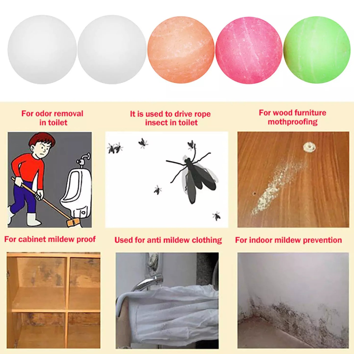 Long-Last Toilet Freshener Balls