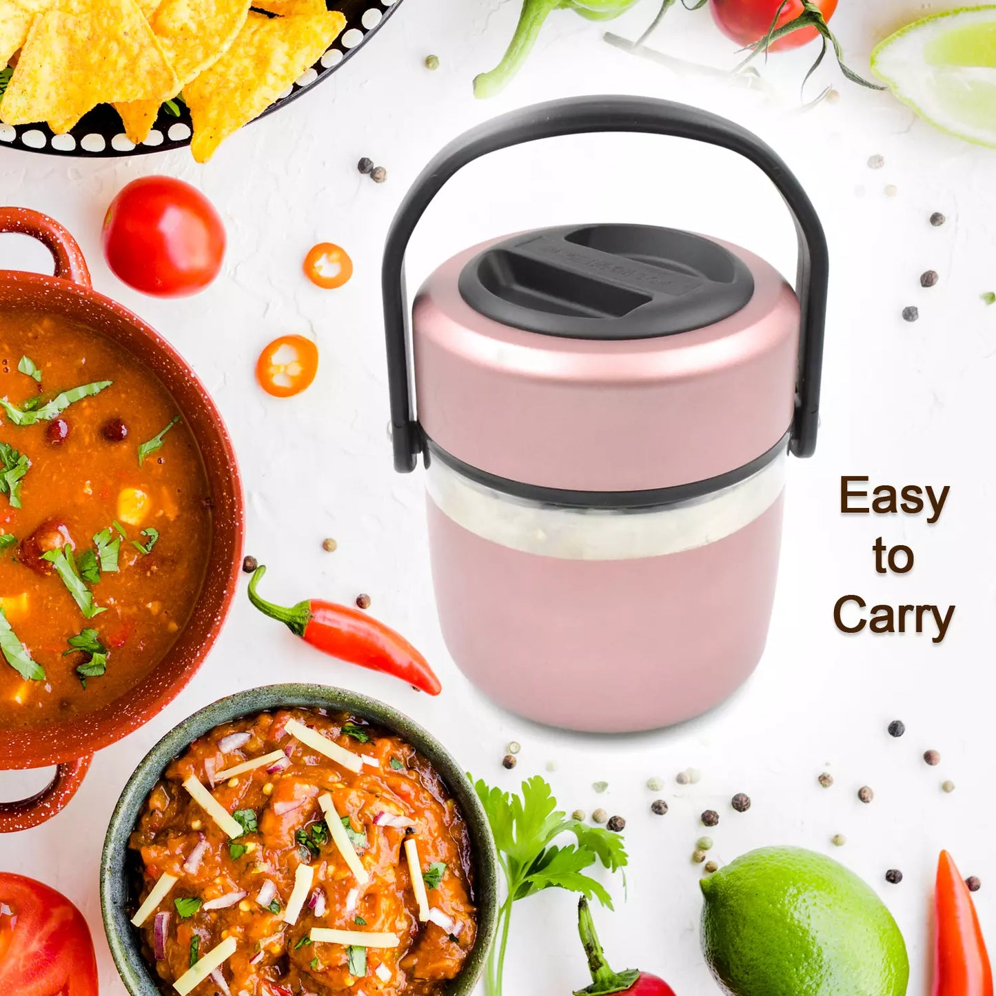 Leak-Proof Stainless Steel Food Thermos