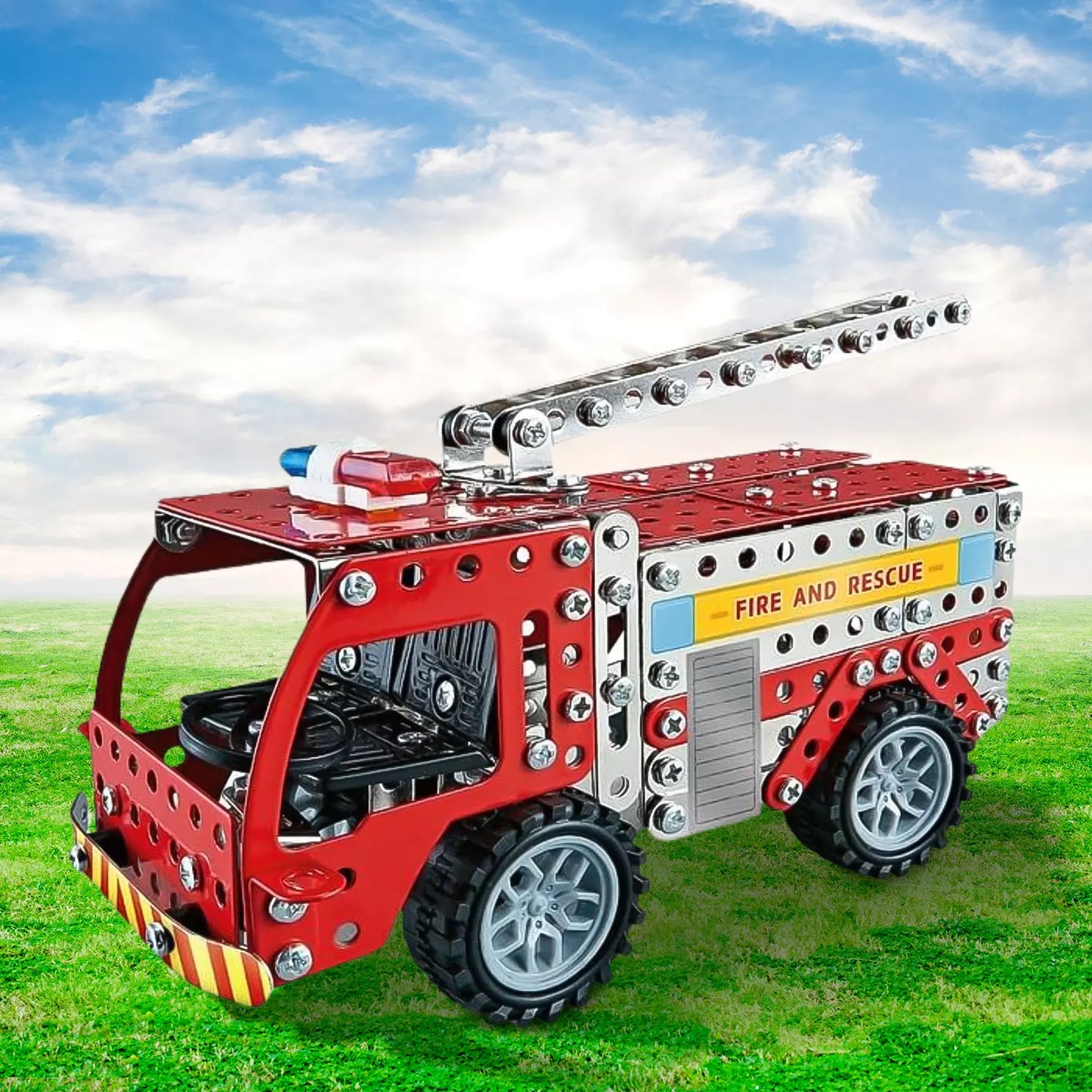 Metal Fire Truck Kit