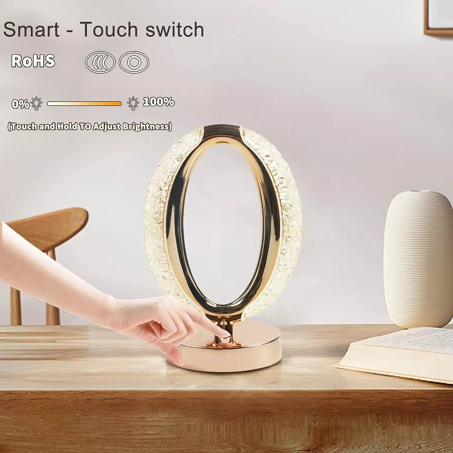Crystal Touch Control Lamp