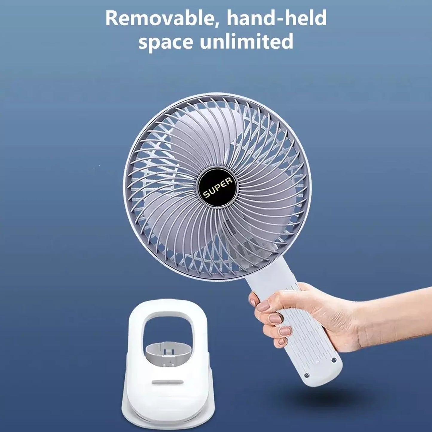 USB Clip-On Desk Fan