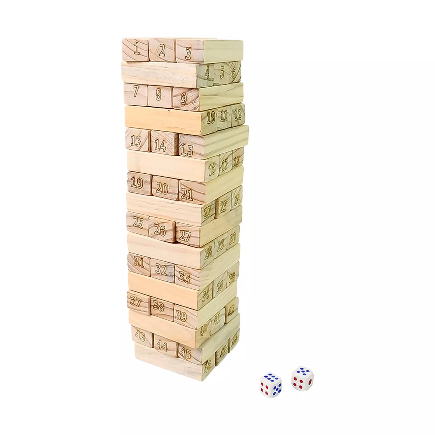 Wooden Stacking Tower Game